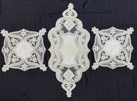 Organza Net Fancy 3pc Set