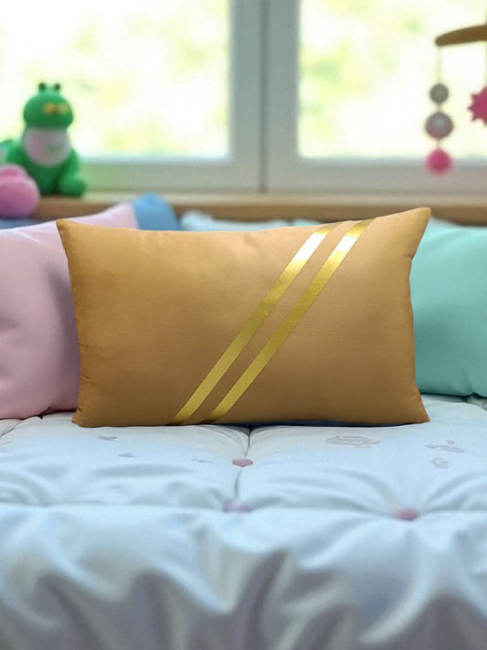 Velvet Double Line Baby Pillow