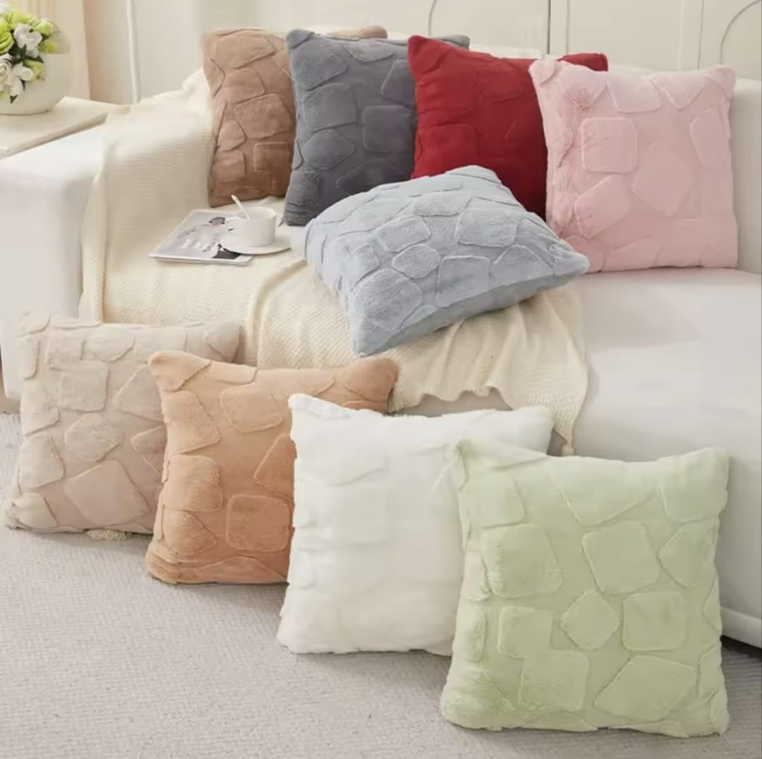 Fur Square Box Cushion