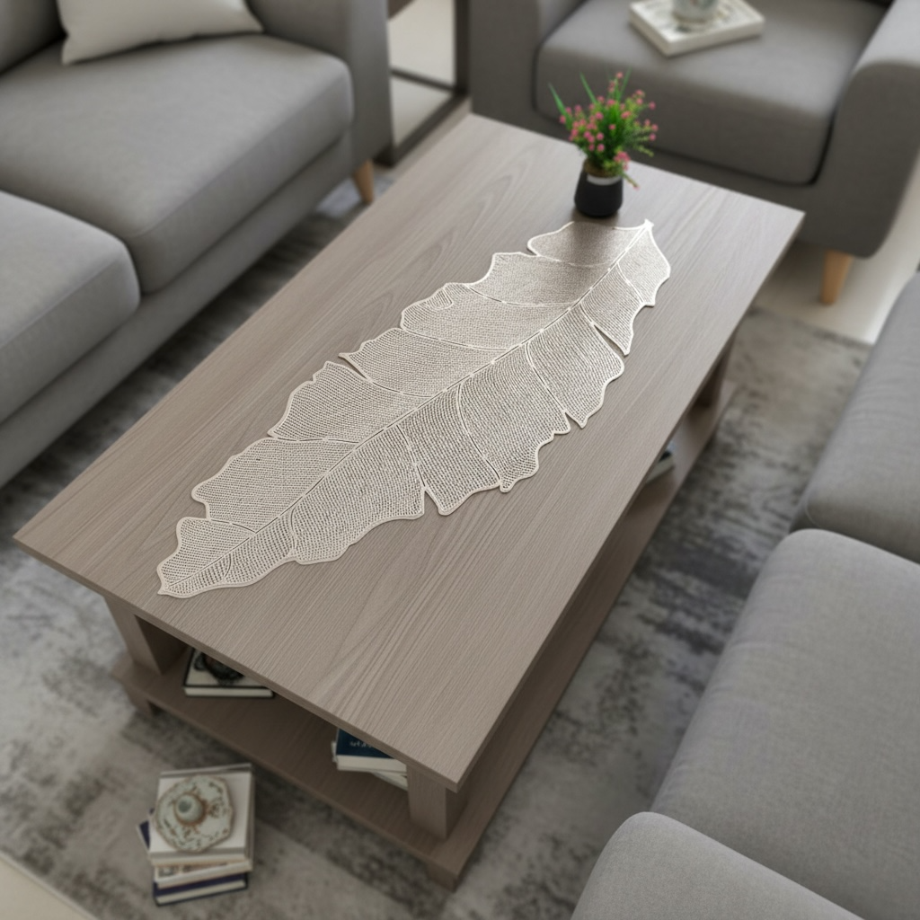 Golden Center Piece/Runner Plastic