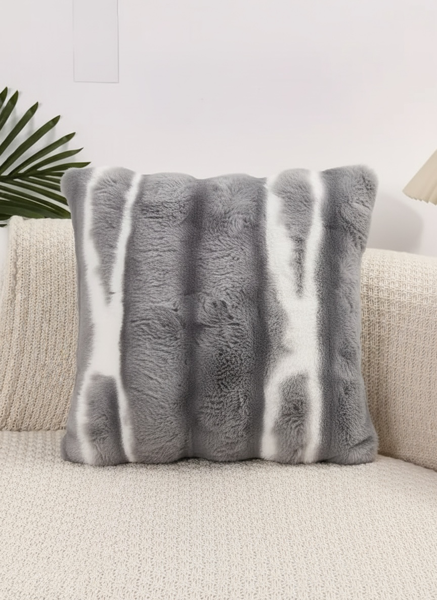 Wave Fur Soft Cushion