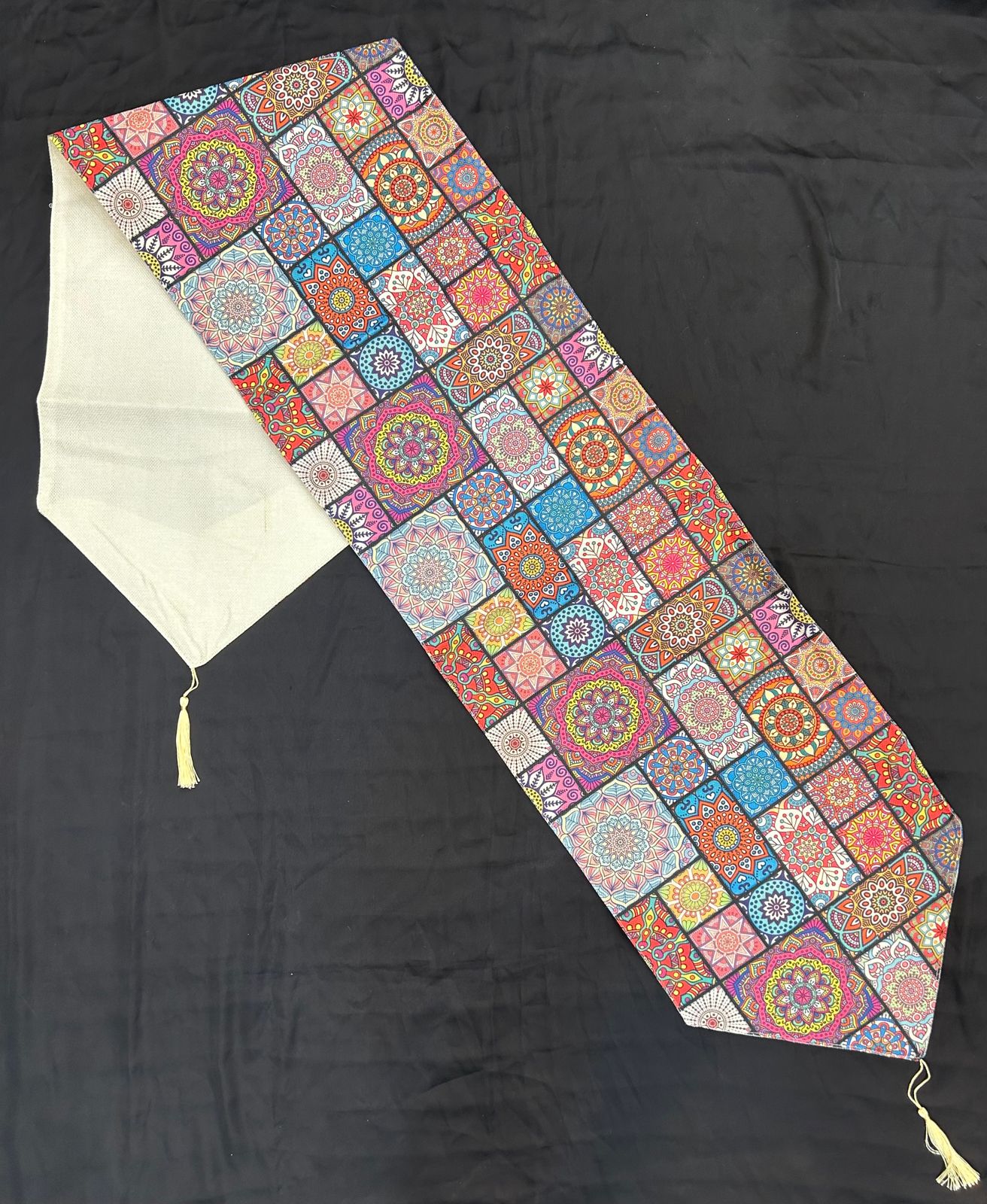 Printed Print Multi Color Table Runner Ali Bedding Store