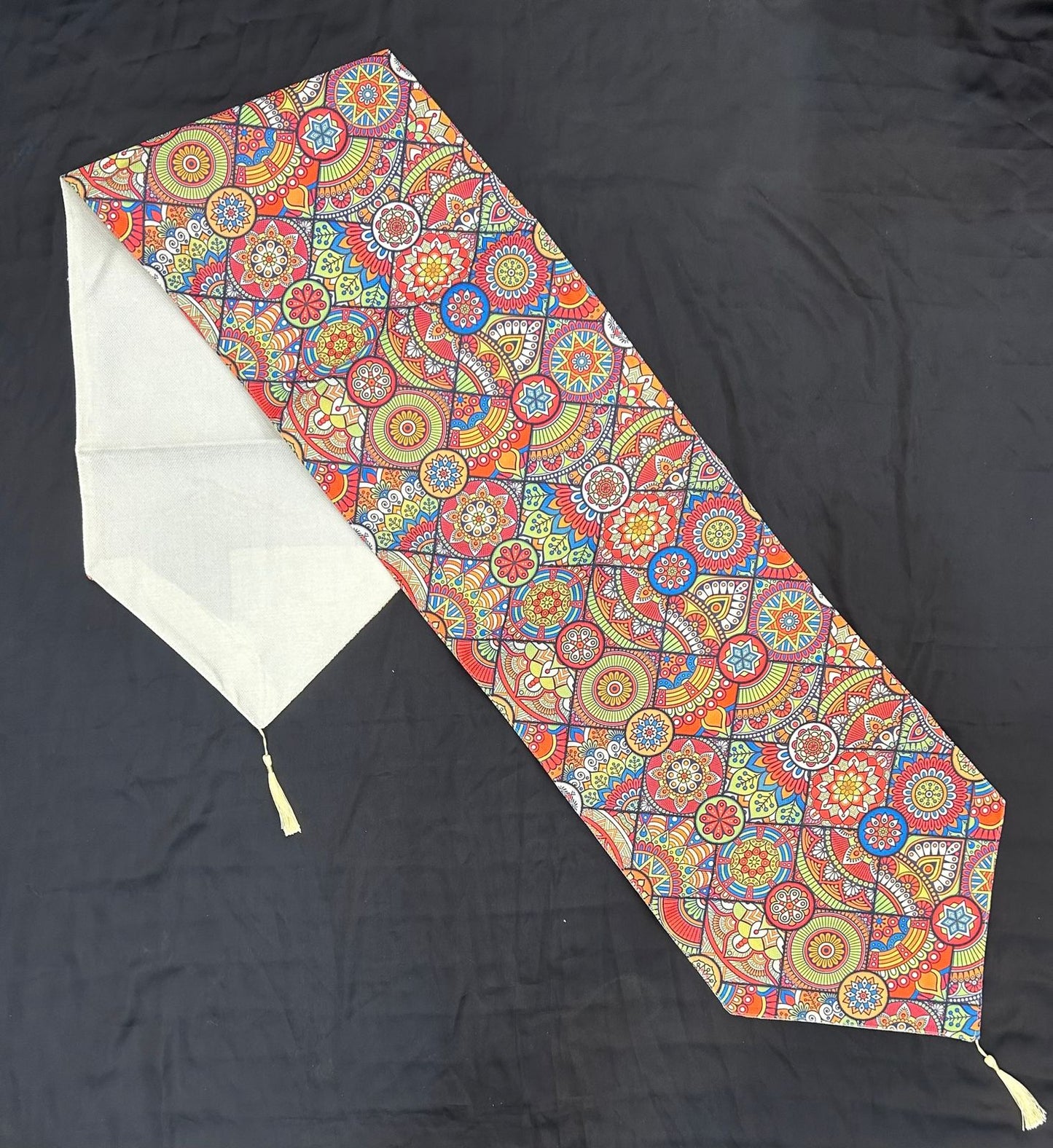 Printed Multi Color Table Runner Ali Bedding Store