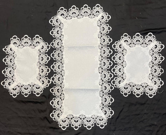 Lace Sada 3pc Set Ali Bedding Store