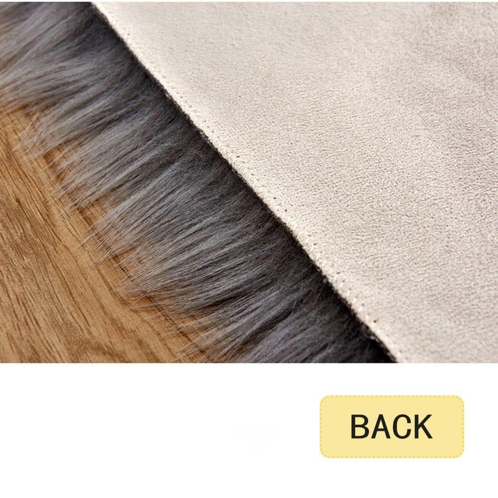 Cheetah Shape Long Fur Fluffy Door Mat/Floor Mat