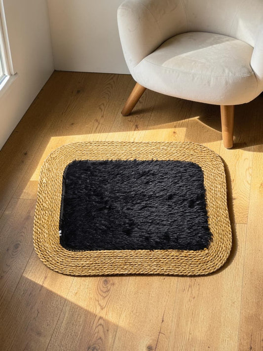 Fur Kane Border Rectangle Door Mat/Floor Mat