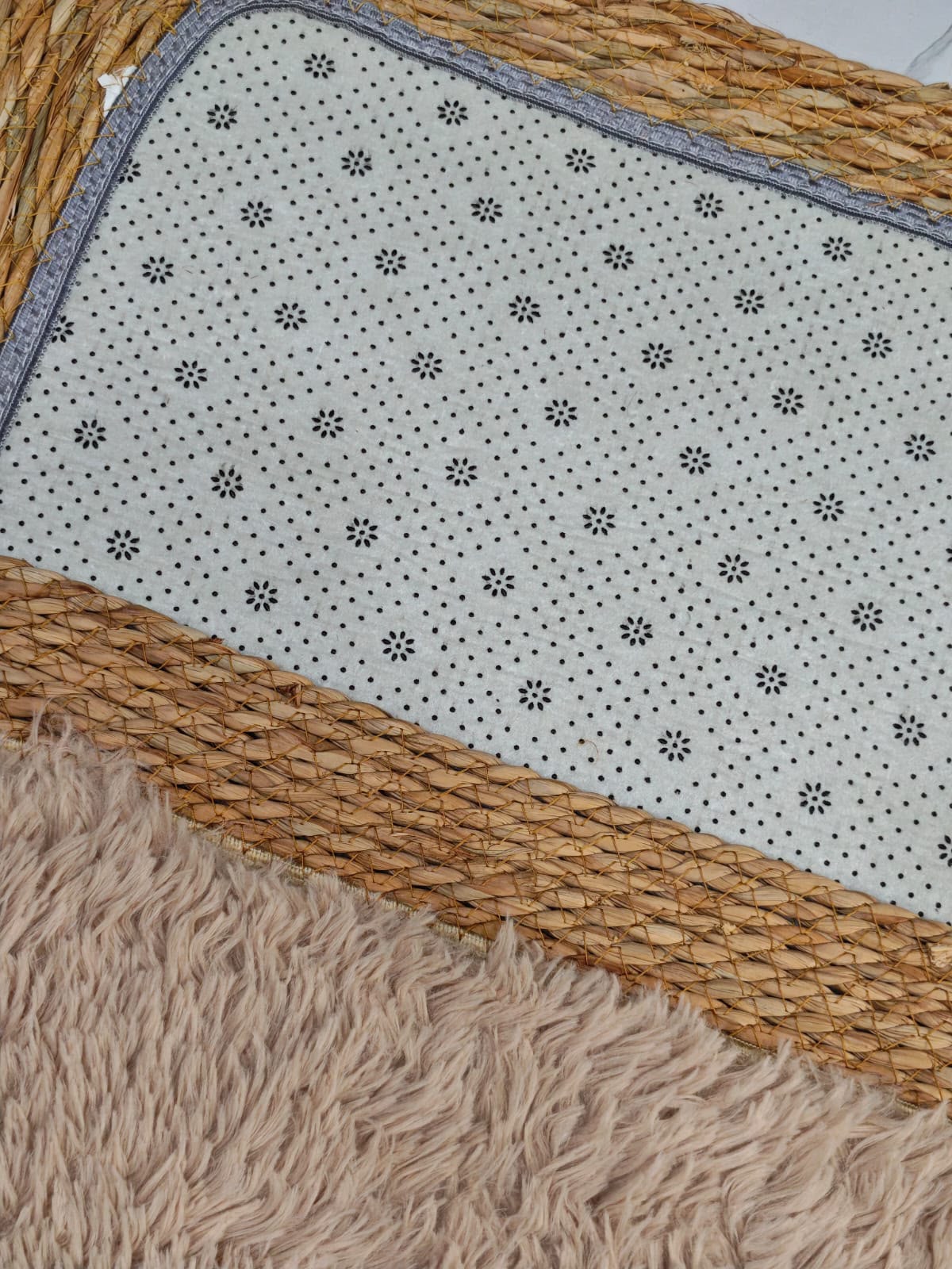 Fur Kane Border Rectangle Door Mat/Floor Mat