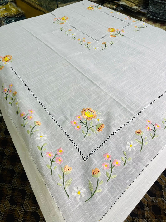 8 CHAIR , Embroidery Dining Table Sheet Ali Bedding Store