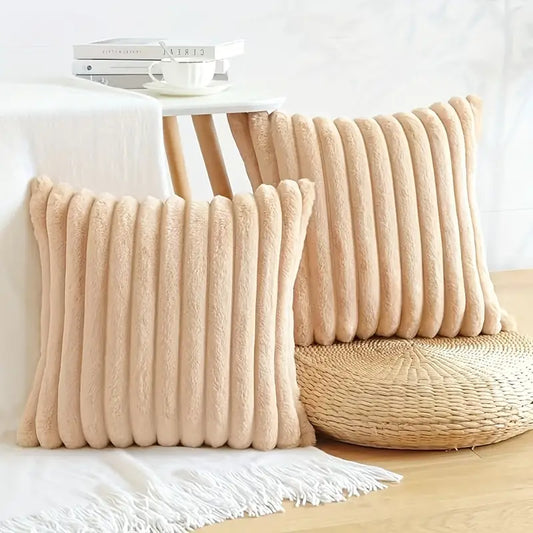 Soft Fur Line Cushion